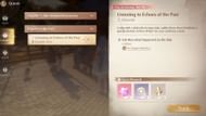 Play the 'Listening to Echoes of the Past' Exclusive quest (Image via Infold Games)